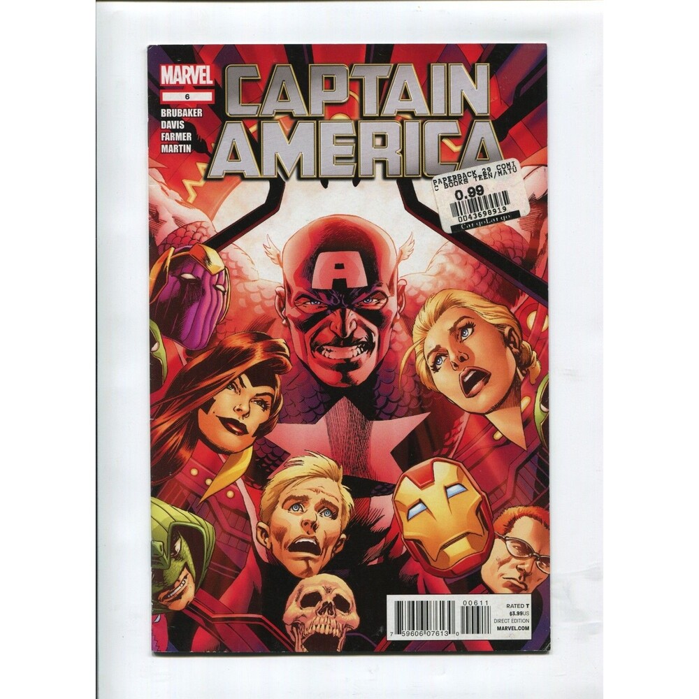 Captain America #6 Marvel Comics 2012 Comic Book